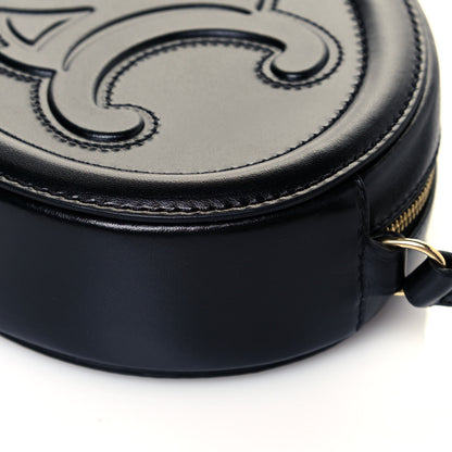 Celine Smooth Calfskin Oval Purse Crossbody Black 8 of 10