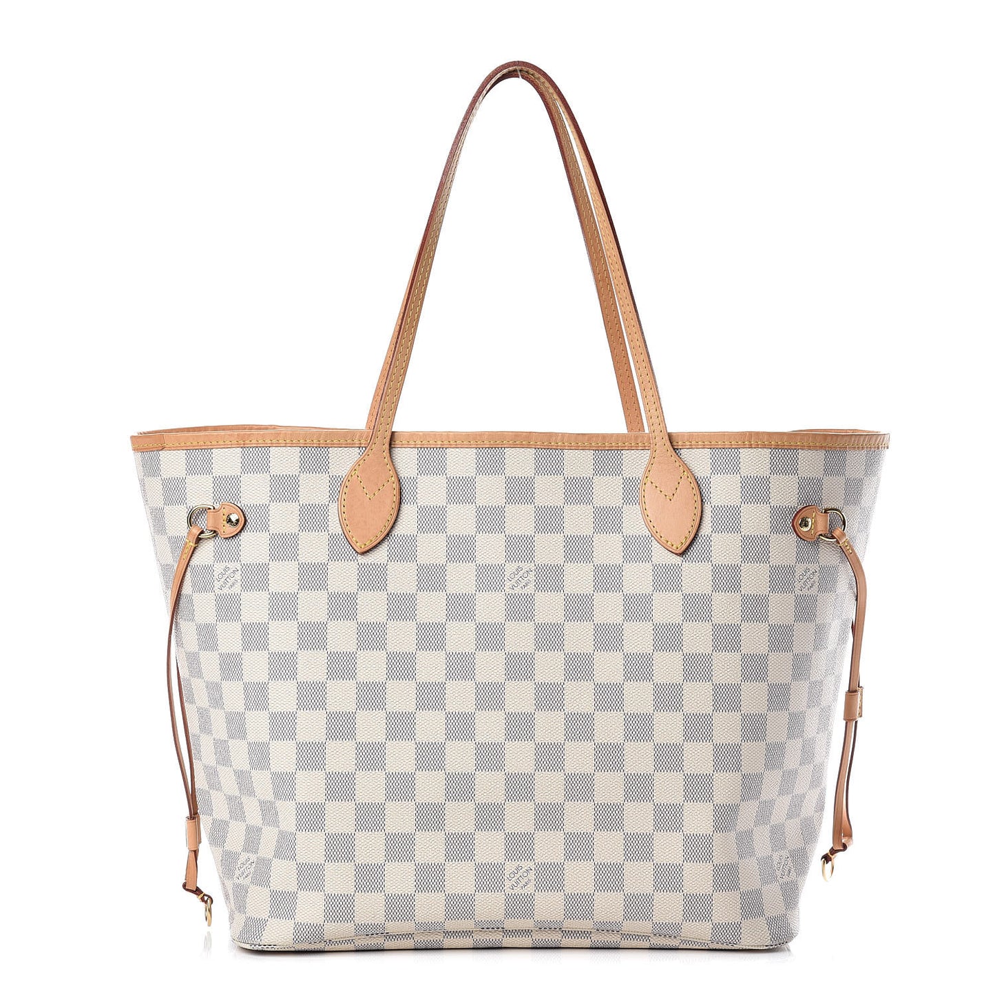 Damier Azur Neo Neverfull MM Rose Ballerine