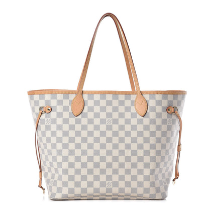 Louis Vuitton Damier Azur Neo Neverfull MM Rose Ballerine 1 of 17