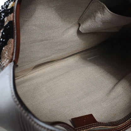 Gucci Beaded Zebra Web Large Jackie O Bouvier Hobo 7 of 7