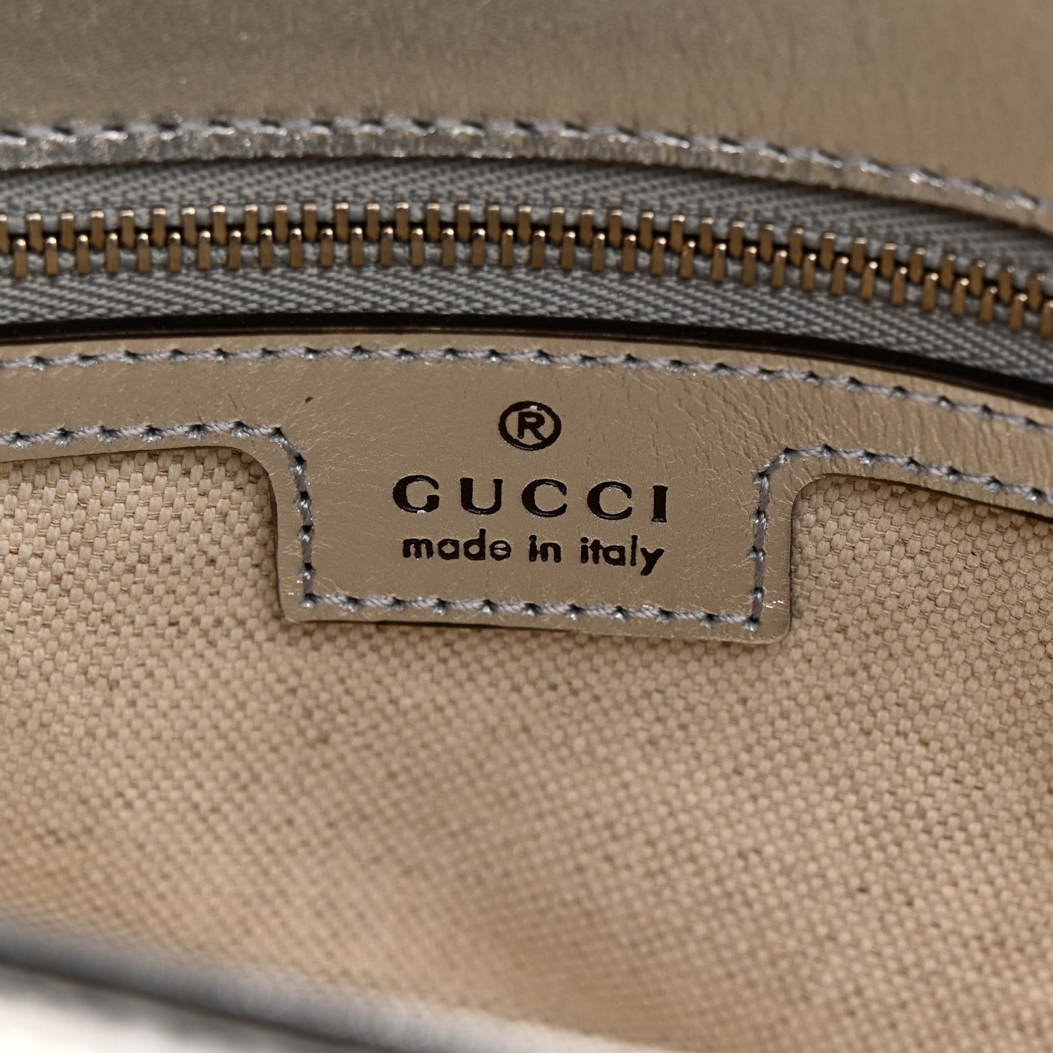 Gucci Metallic Demetra Small Horsebit 1955 Asymmetric Shoulder Bag Silver 6 of 10