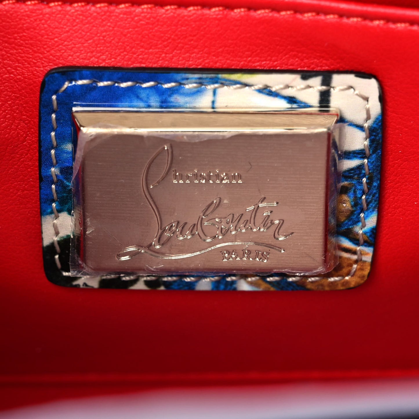 Patent Trash Printed Vero Dodat Clutch Multicolor