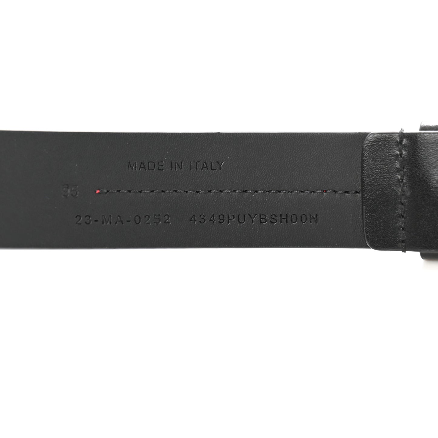 Calfskin Dior Homme 30mm Belt 95 38 Black