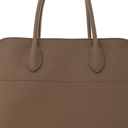 The Row Matte Grained Calfskin Soft Margaux 15 Taupe 7 of 9