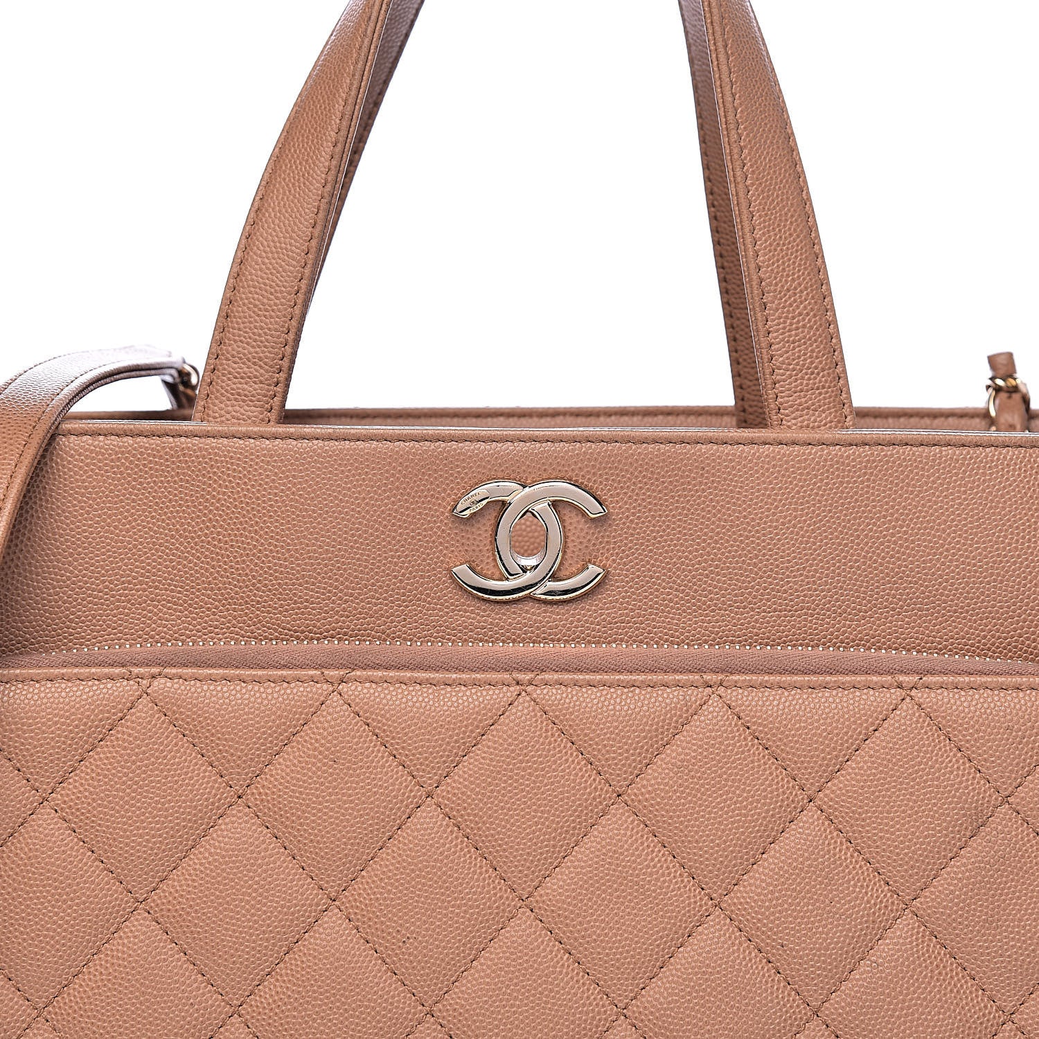 Chanel Caviar Quilted Large Business Affinity Shopping Bag Beige 24 of 24