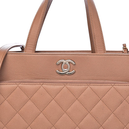 Chanel Caviar Quilted Large Business Affinity Shopping Bag Beige 24 of 24