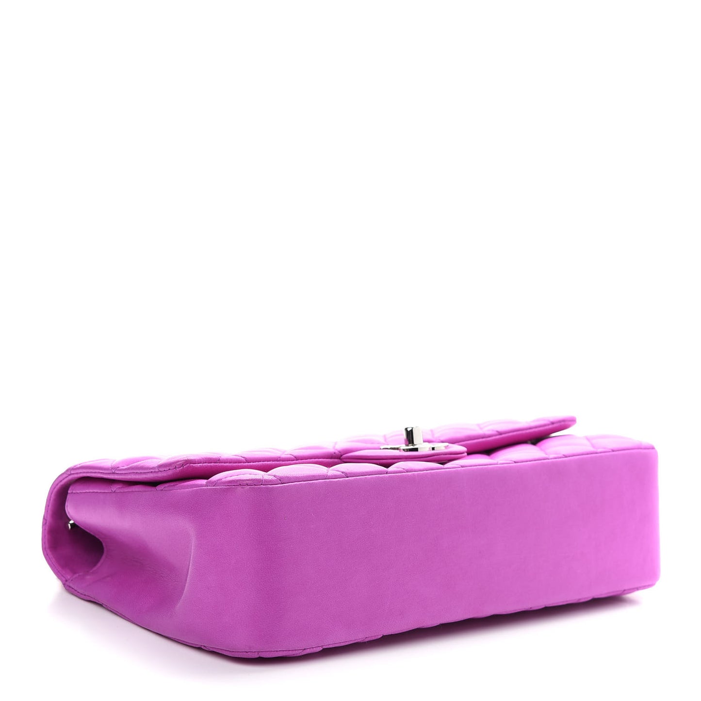 Lambskin Heart Valentine Medium Flap Fuchsia