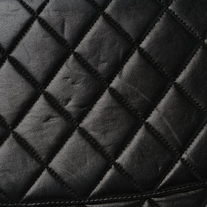 Chanel Lambskin Quilted XL Jumbo Single Flap Black 17 of 18