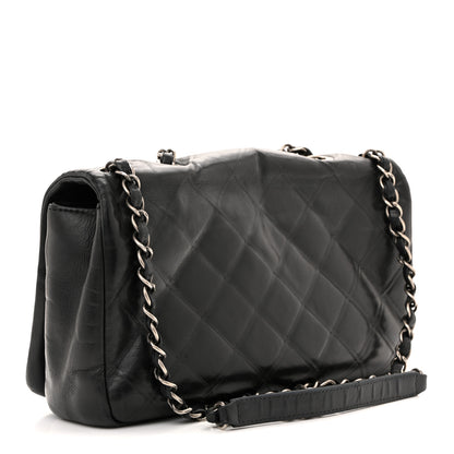 Chanel Calfskin Diamond Embossed New Chic Flap Black 3 of 13