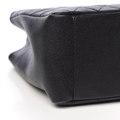 Chanel Caviar Quilted Grand Shopping Tote GST Black 9 of 18