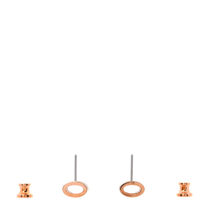 Hermes Rose Gold Lacquered Pop H Earrings Rose Dragee 3 of 5