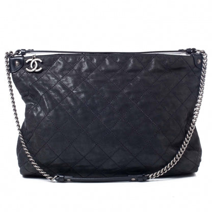 Chanel Iridescent Calfskin Coco Daily Hobo Black 1 of 10