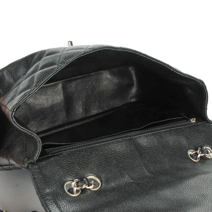 Chanel Caviar Quilted Jumbo Single Flap Black 5 of 7