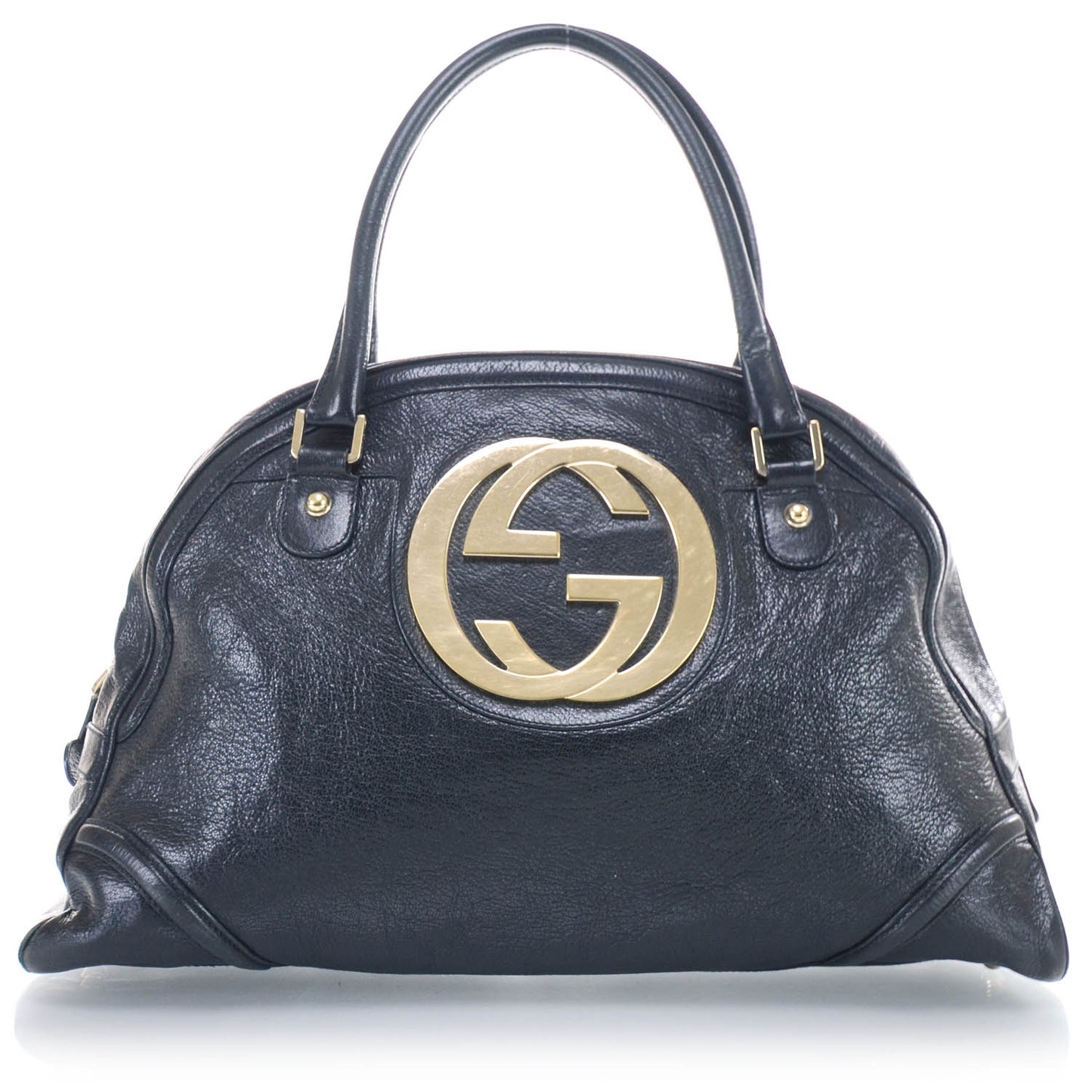 Leather Blondie Bowler Black