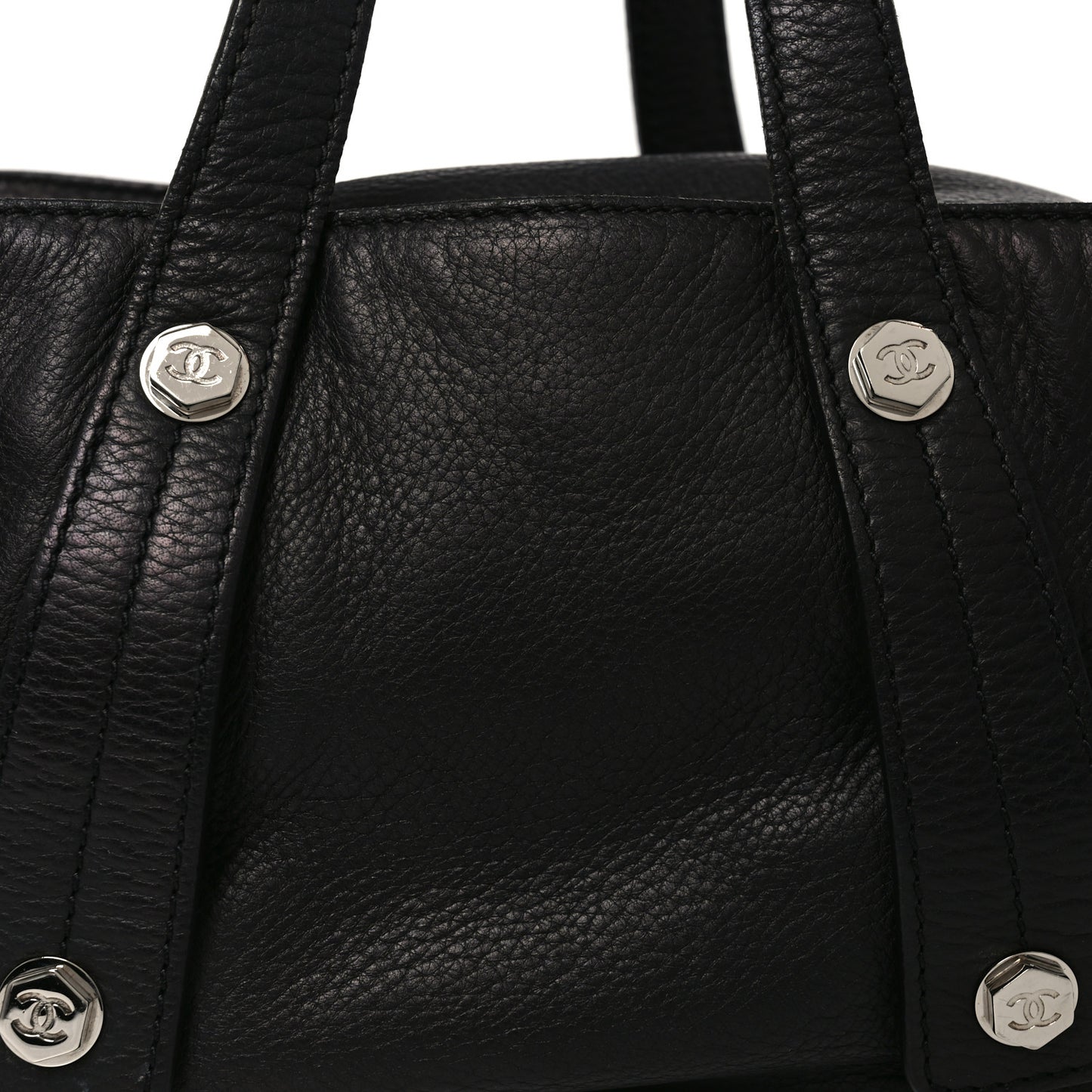 Calfskin Bolt Bowler Black