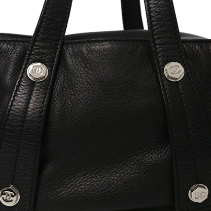 Chanel Calfskin Bolt Bowler Black 8 of 10