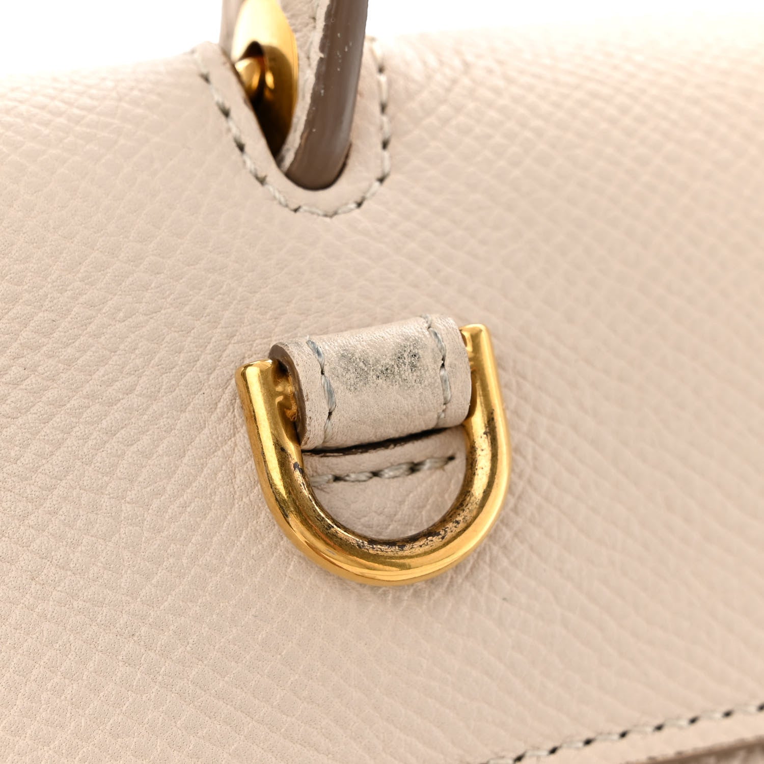 Celine Grained Calfskin Micro Belt Bag Linen 13 of 14