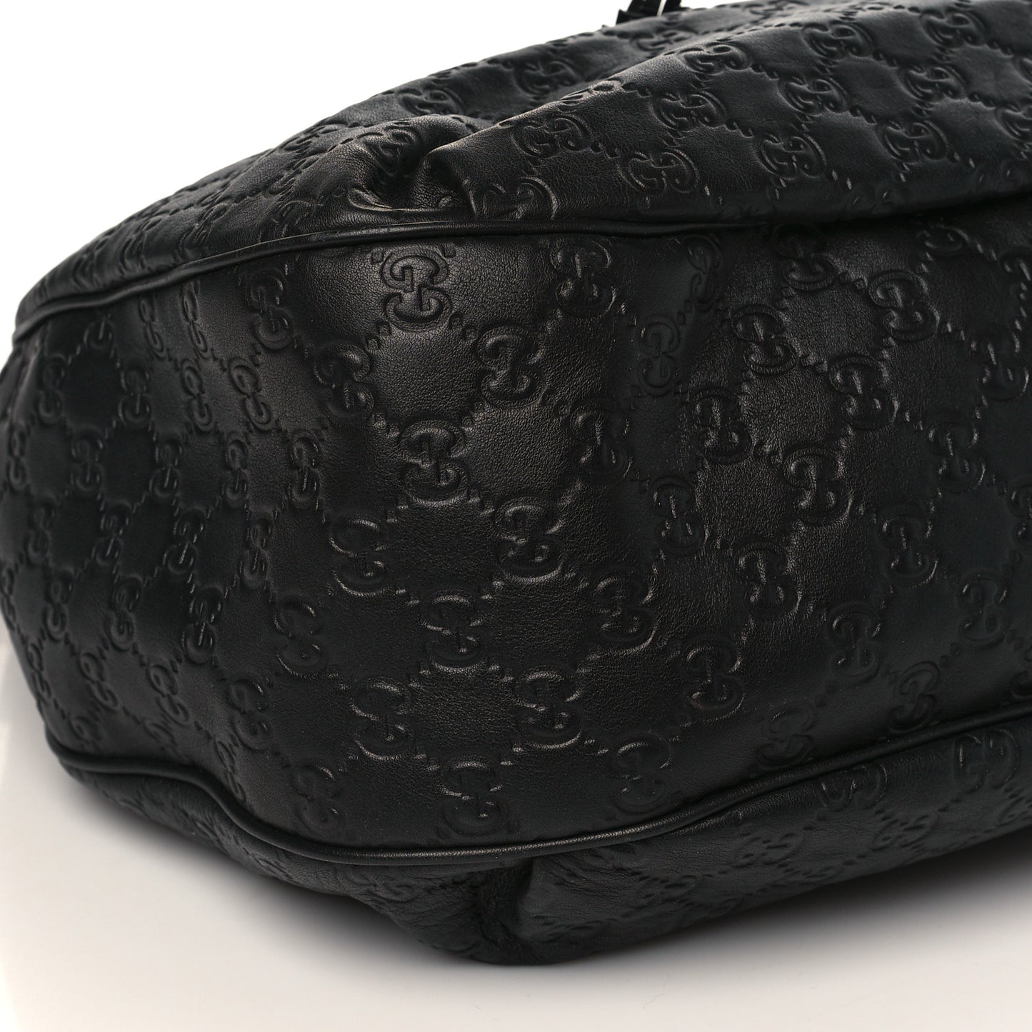 Guccissima Medium Emily Hobo Black