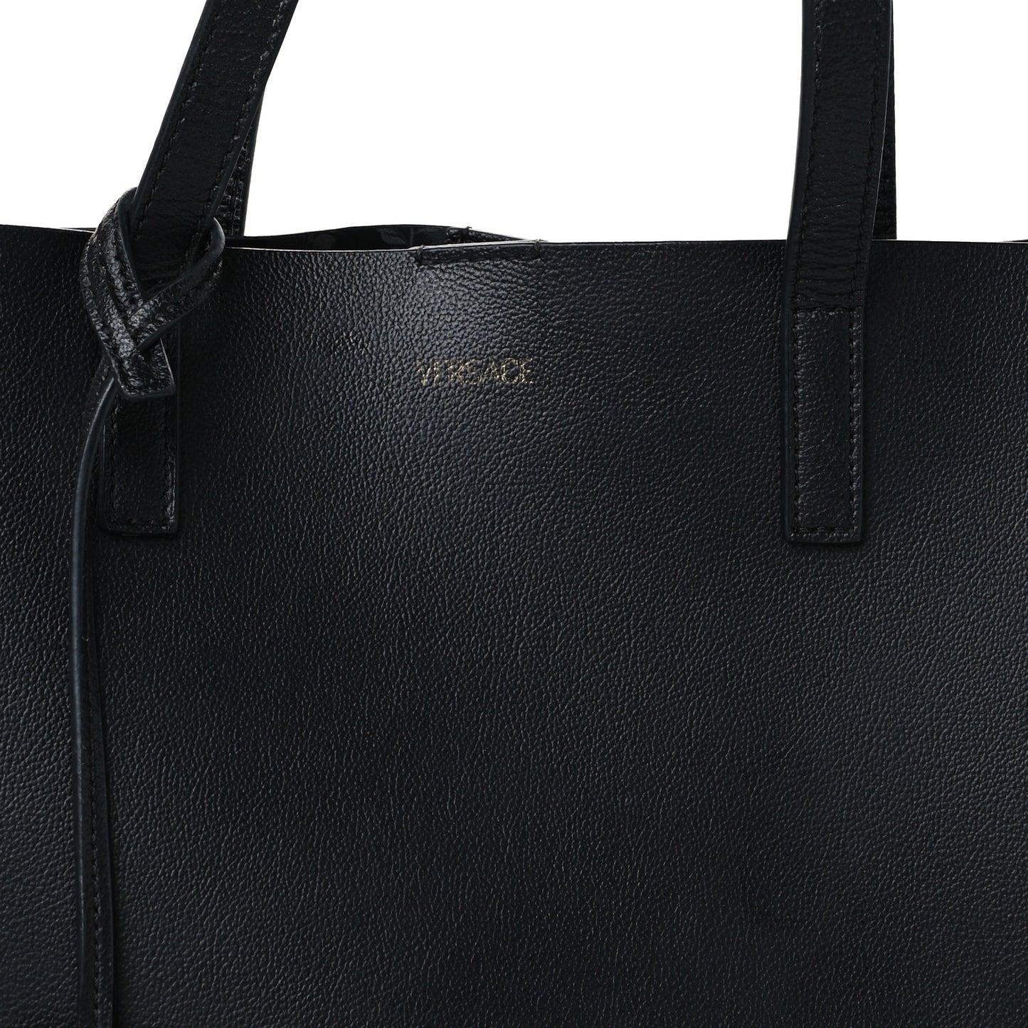 Calfskin Virtus Tote Black