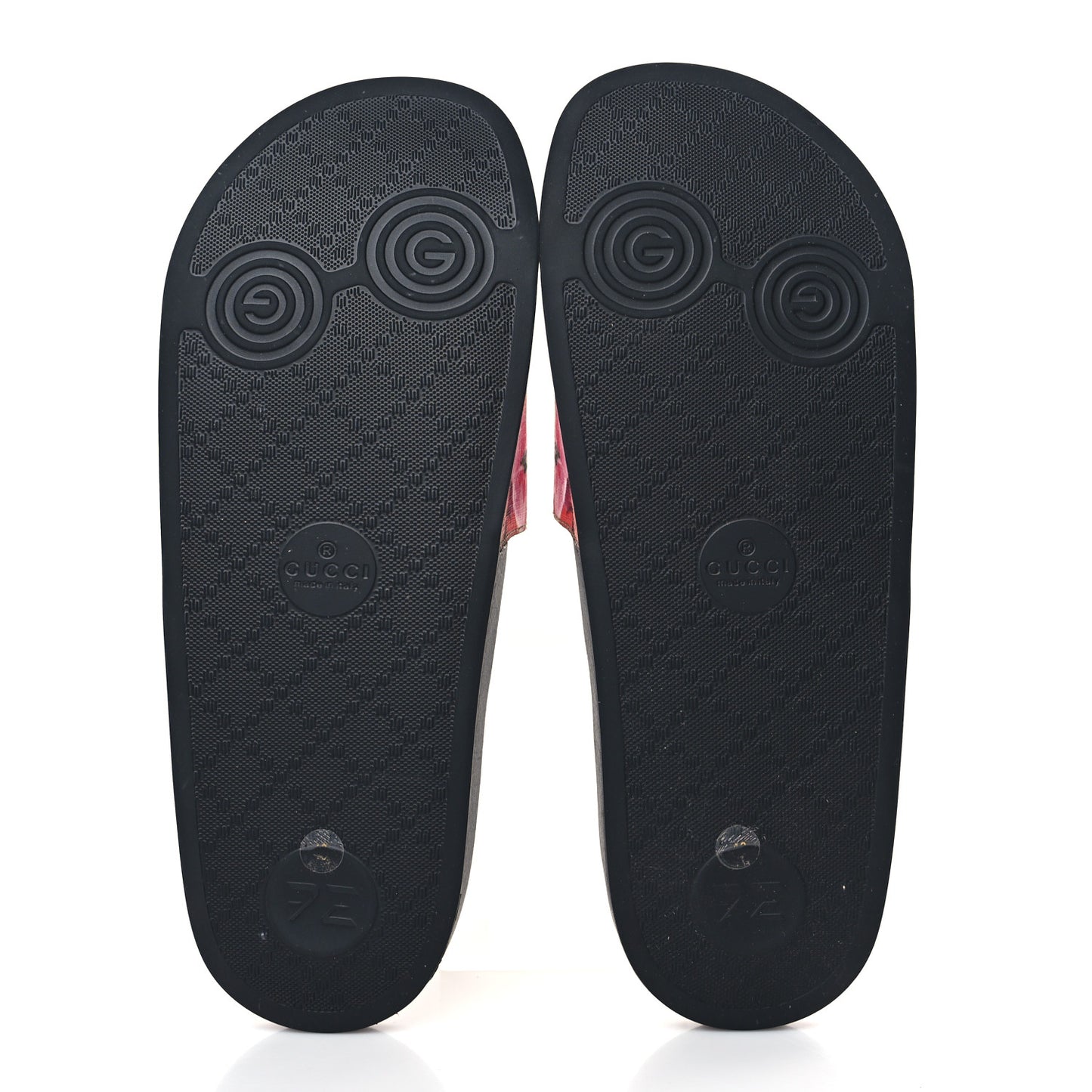 GG Supreme Monogram Blooms Slide Sandals 40 Beige Multicolor