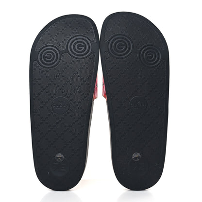 Gucci GG Supreme Monogram Blooms Slide Sandals 40 Beige Multicolor 5 of 7