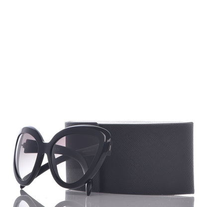 Prada Cat Eye Sunglasses SPR 08R Black 7 of 7