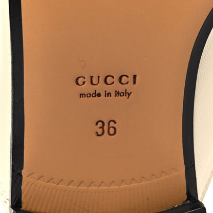 Gucci Malaga Kid Womens Princetown Slippers 36 Mystic White 7 of 9
