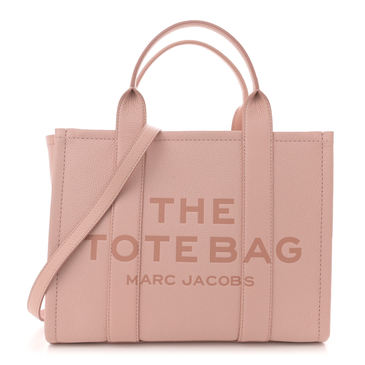 Grained Calfskin Medium The Tote Bag Rose Dust