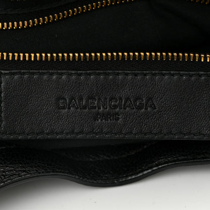 Balenciaga Chevre Gold Metallic Edge Hardware City Black 7 of 11