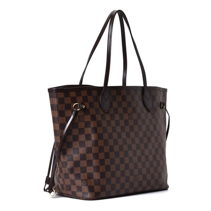 Louis Vuitton Damier Ebene Neo Neverfull MM Rose Ballerine 2 of 5