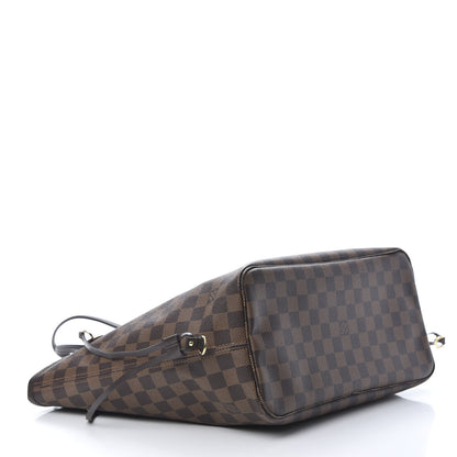 Louis Vuitton Damier Ebene Neo Neverfull MM Rose Ballerine 5 of 11