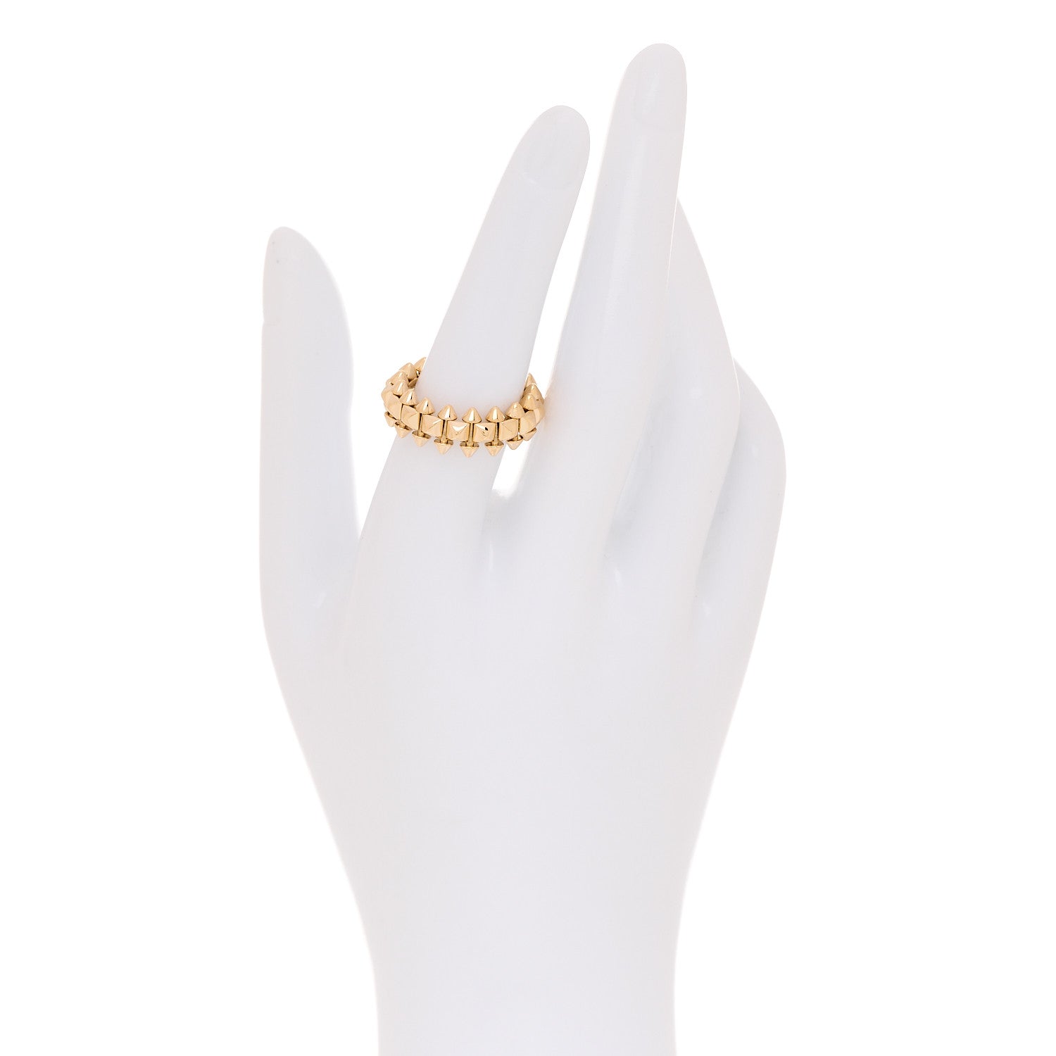 Cartier 18K Pink Gold MM Clash De Cartier Ring 54 6.75 2 of 5