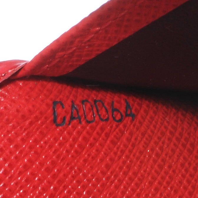 Epi Checkbook Cover Red