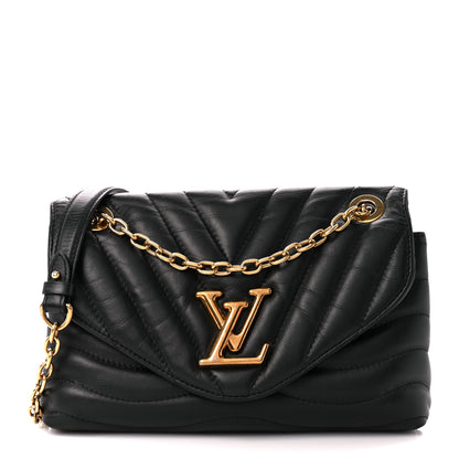 Louis Vuitton Calfskin LV New Wave Chain Bag Black 1 of 11