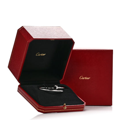 Cartier 18K White Gold Juste Un Clou Bracelet 17 5 of 5