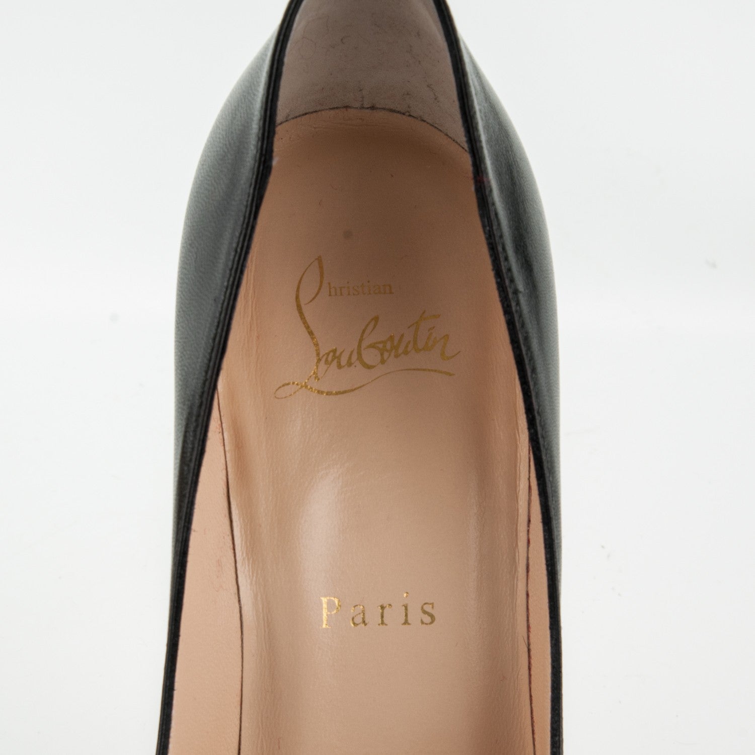 Christian Louboutin Kid Pigalle Follies 100 Pumps 37.5 Black 7 of 7