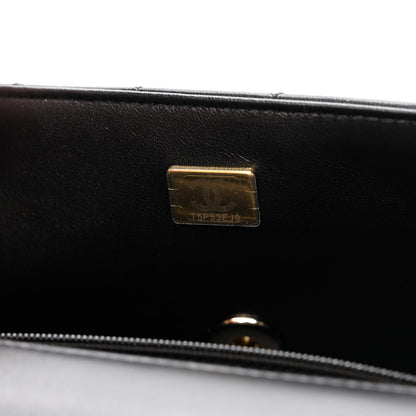 Chanel Lambskin Quilted Mini Rectangular Flap Black 7 of 11