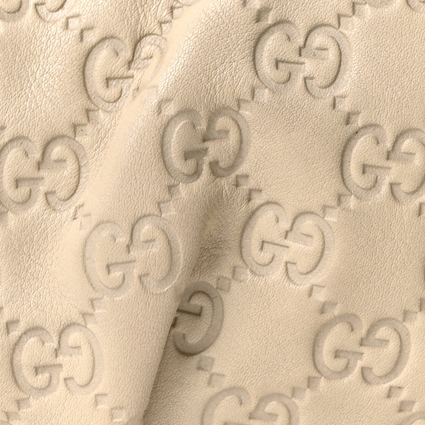 Guccissima Small D Ring Messenger Off White