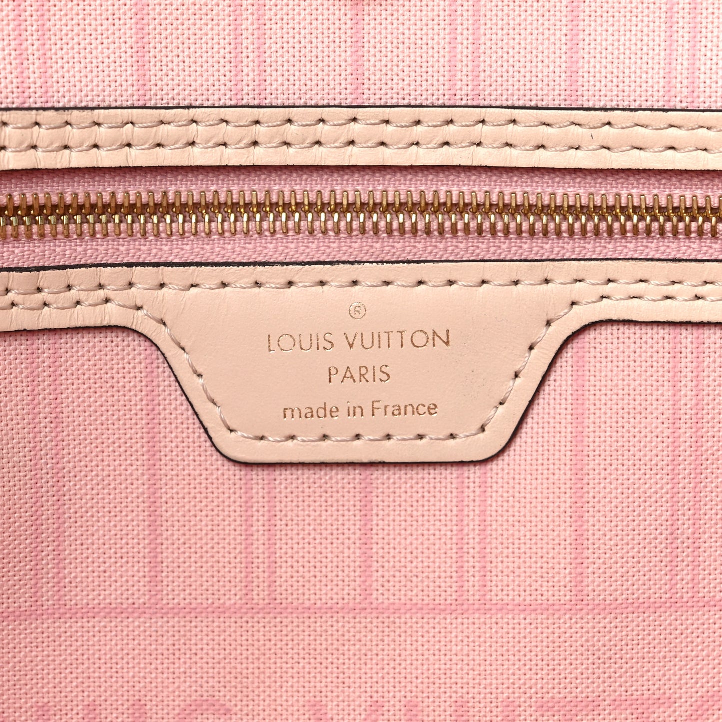 Damier Azur Braided Neverfull MM Pink