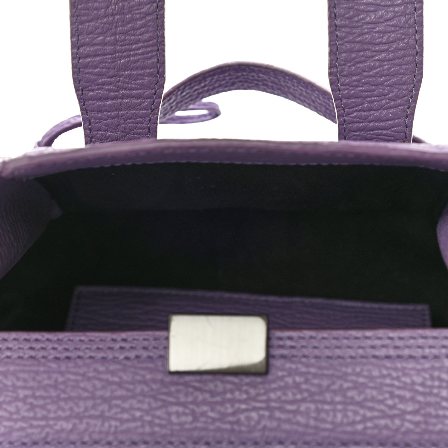 3.1 Phillip Lim Textured Calfskin Mini Pashli Satchel Violet 5 of 10