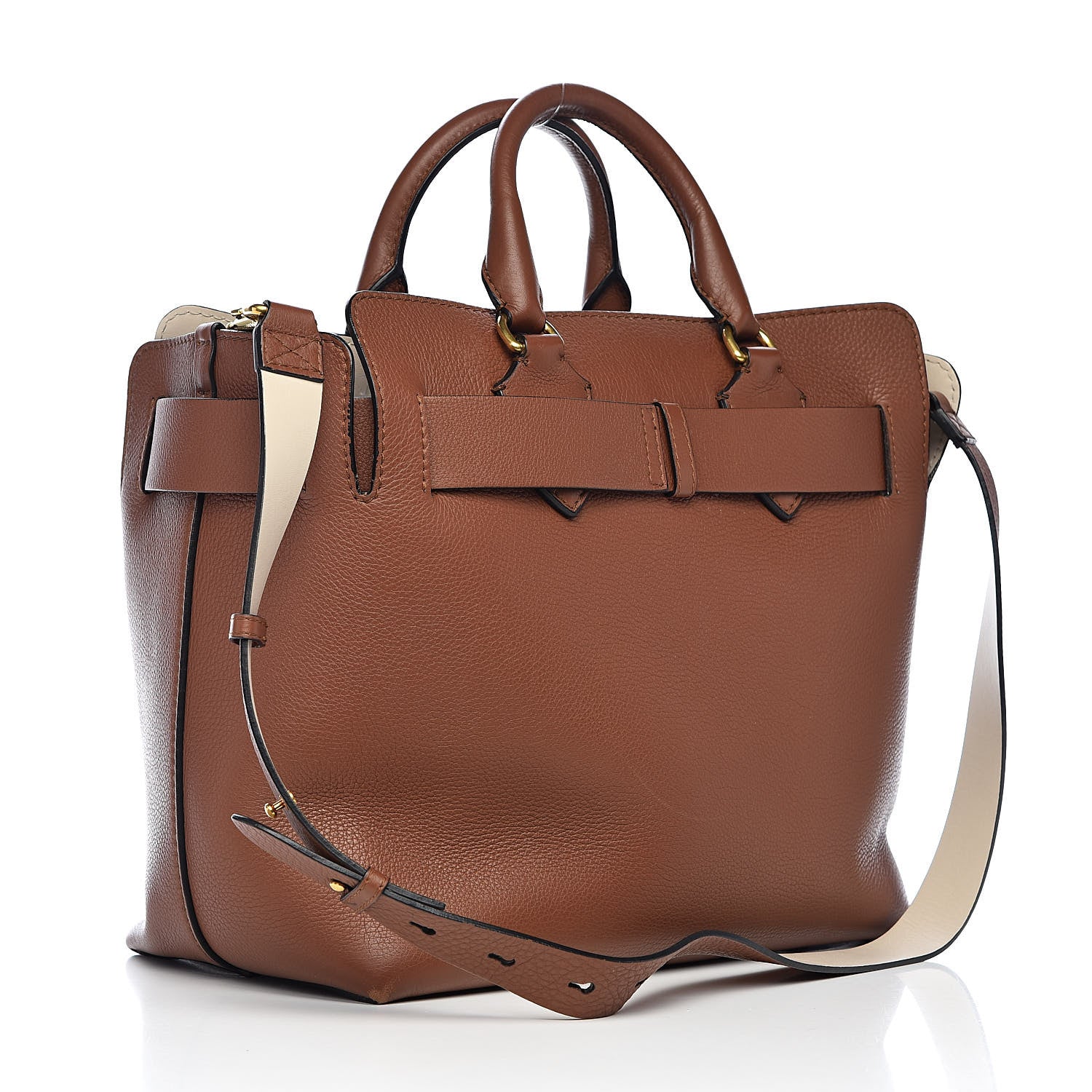 Burberry Soft Grain Calfskin Medium Belt Bag Tan 3 of 22