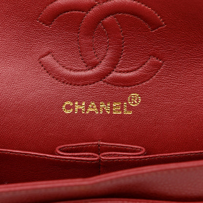 Chanel Caviar Quilted Small Double Flap Dark Red 6 of 10