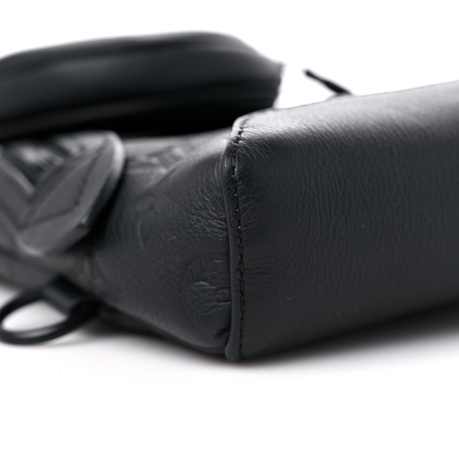 Louis Vuitton Calfskin Shadow Monogram Duo Slingbag Black 8 of 9