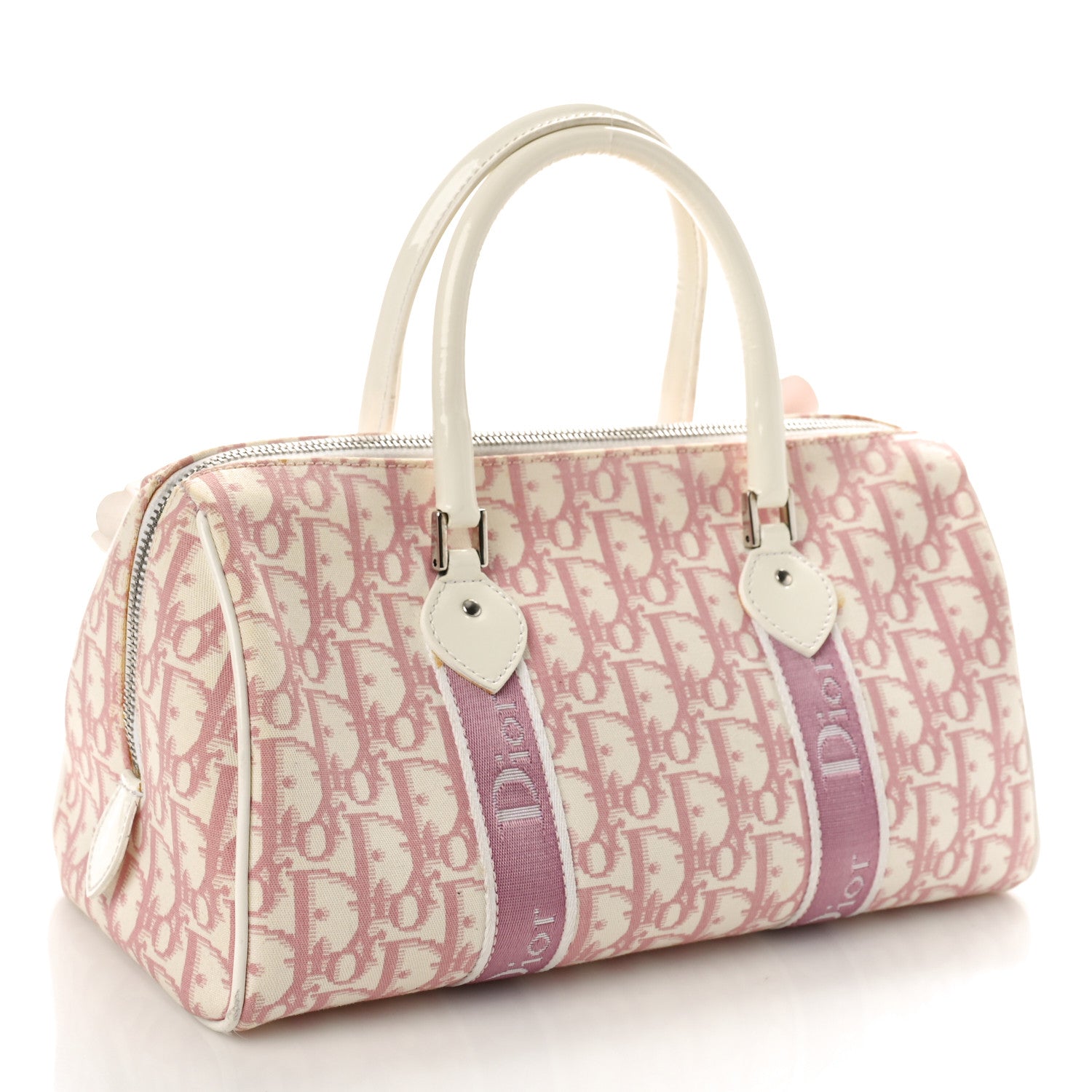 Christian Dior Monogram Girly Boston Pink 2 of 8