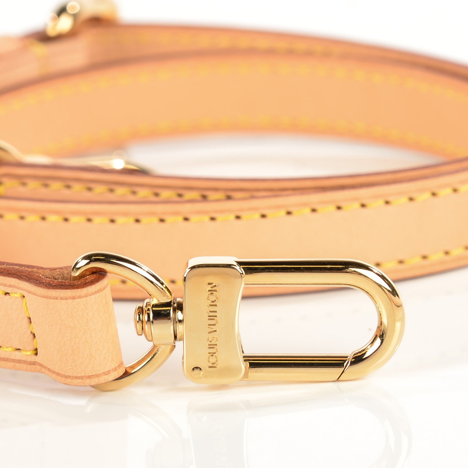 Louis Vuitton Vachetta Adjustable Shoulder Strap VVN 3 of 4
