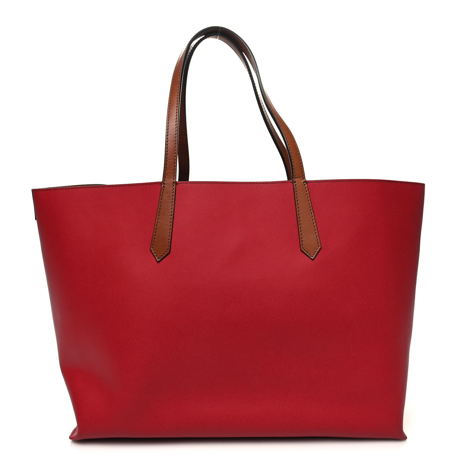 Givenchy Calfskin Medium GV Shopper Tote Dark Red 1 of 10