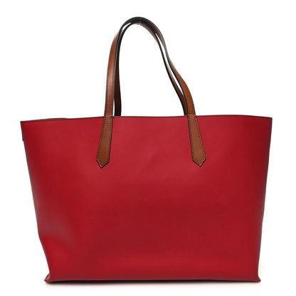 Givenchy Calfskin Medium GV Shopper Tote Dark Red 1 of 10