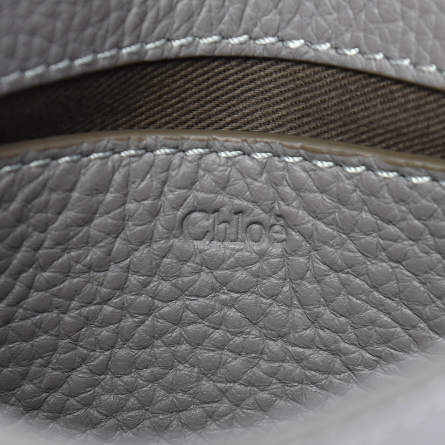 Chloe Calfskin Marcie Convertible Belt Bag Cashmere Grey 6 of 10