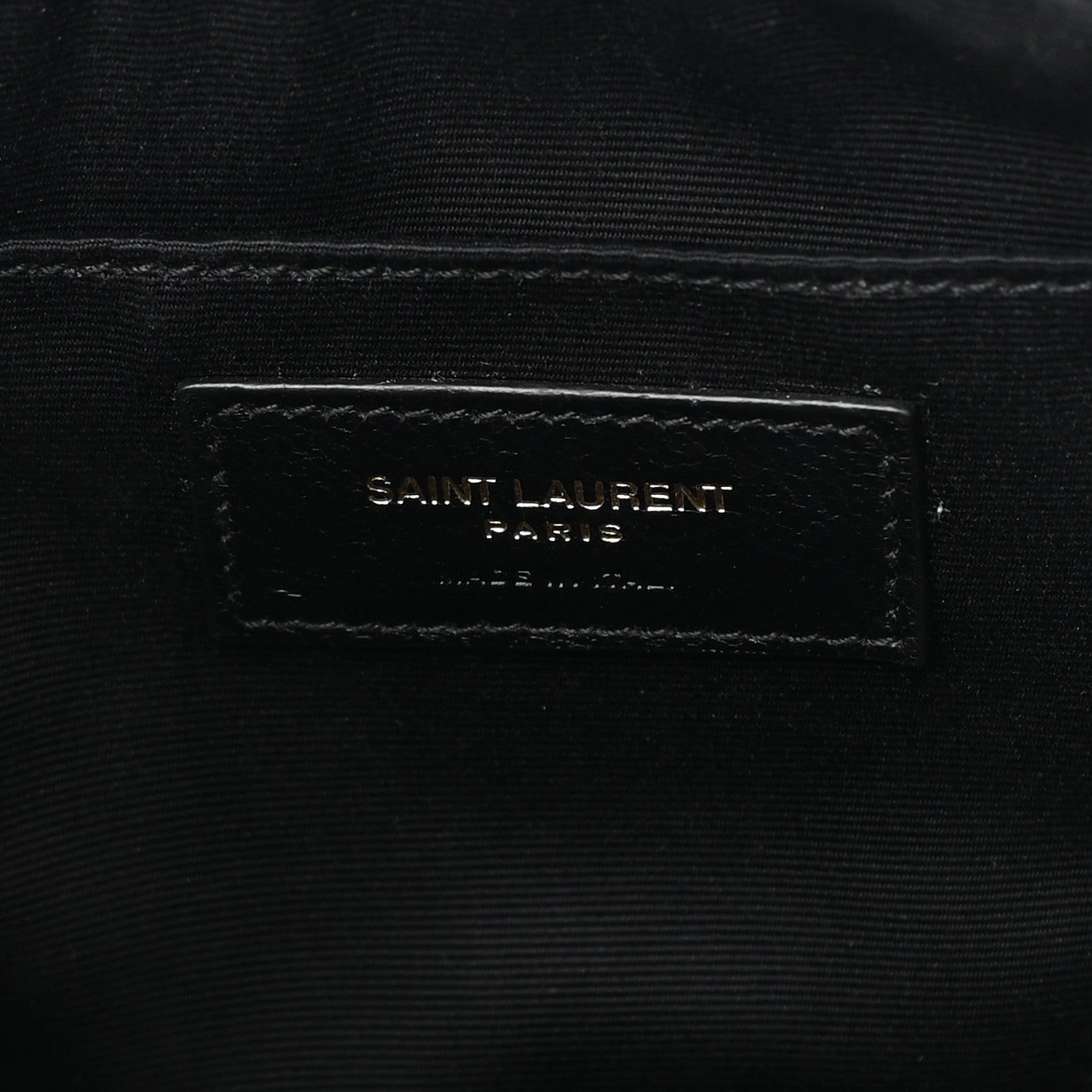 Saint Laurent Calfskin Matelasse Monogram Lou Camera Bag Black 6 of 11