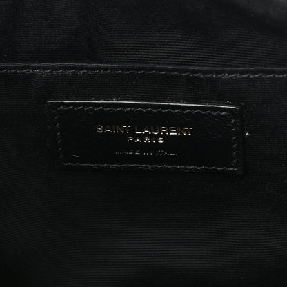 Saint Laurent Calfskin Matelasse Monogram Lou Camera Bag Black 6 of 11